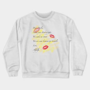 Alfalfa’s love letter Crewneck Sweatshirt